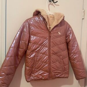 Kids' Pink Puffer Jacket